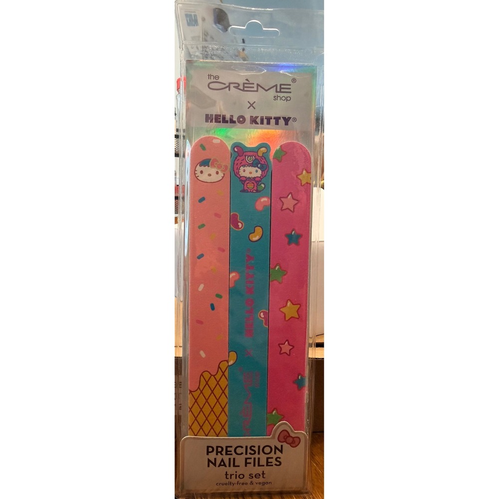 The Crème Shop x Hello Kitty Precision Nail Files Trio Set NEW